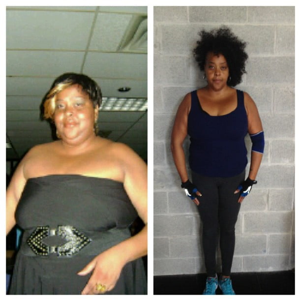 weight loss body transformation of a women